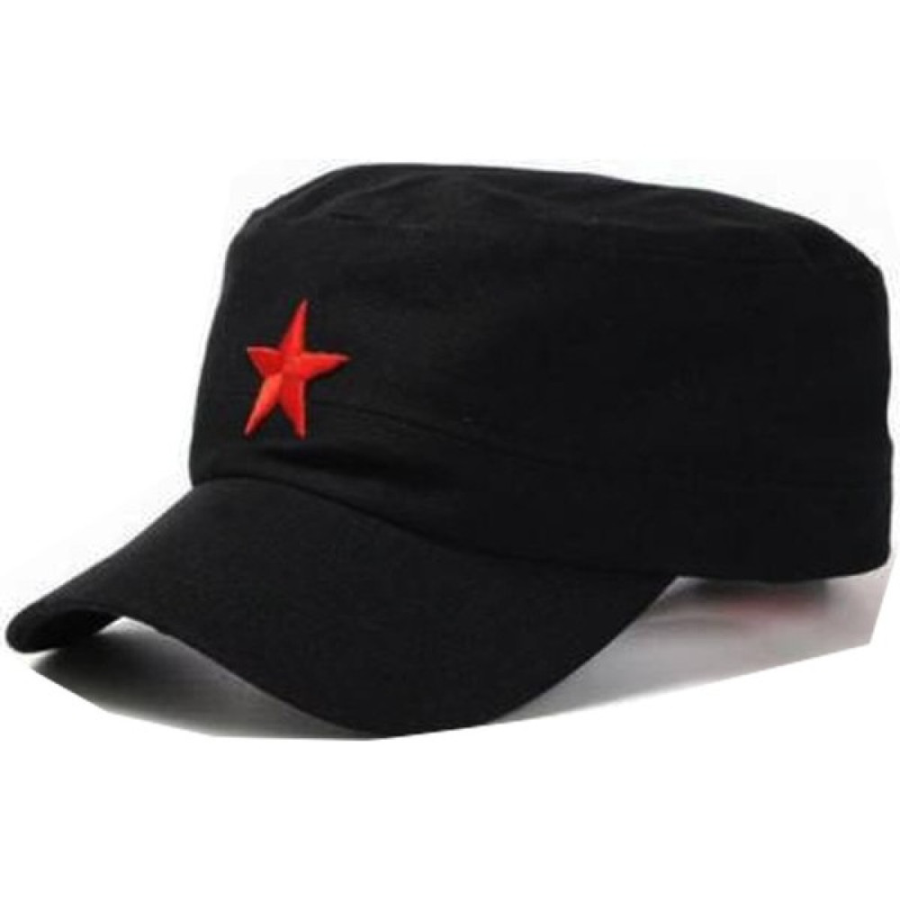 By Şapka Yıldızlı Fidel Castro Che Guevara Şapkası Siyah Renk Erkek Şapkası Fiyatı