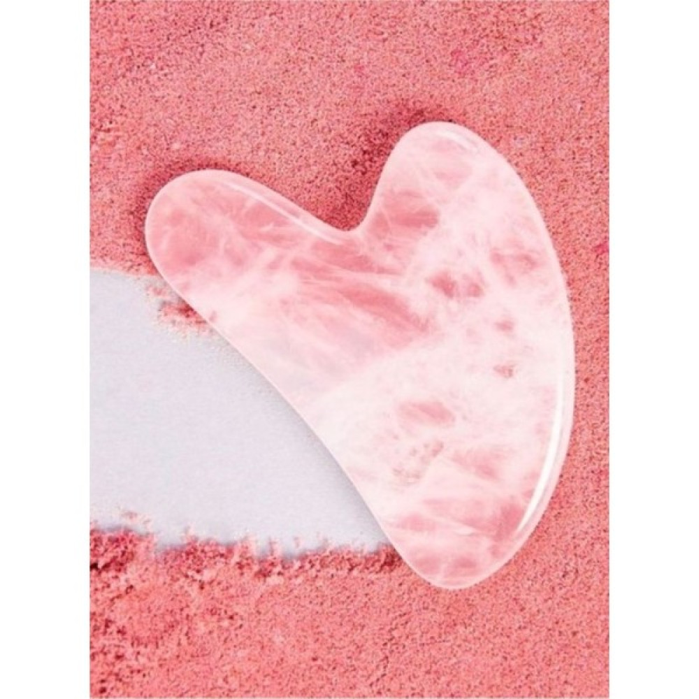 By Violet Pembe Kuvars Kalp Taşı Gua Sha Yüz Yogası Taşı Pembe Kuvars Kalp - M Masaj Cihazları Fiyatı