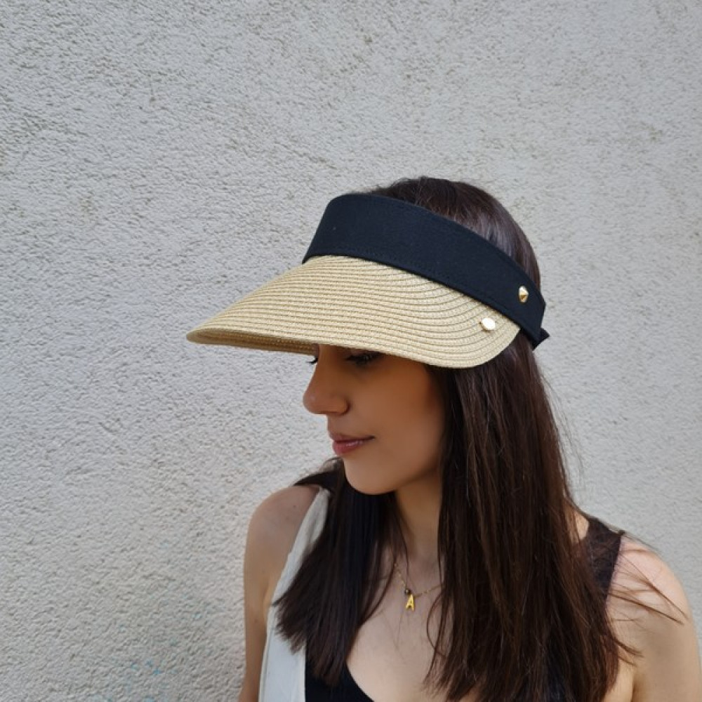 by.accessoriess Hasır Zımbalı Vizör Şapka/siperlik Kadın Şapkası Fiyatı