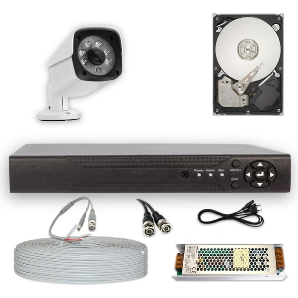 Bycam 1 Kameralı Pro Set Full Hd 1080P 250GB  Harddisk Oto Boyaları Fiyatı