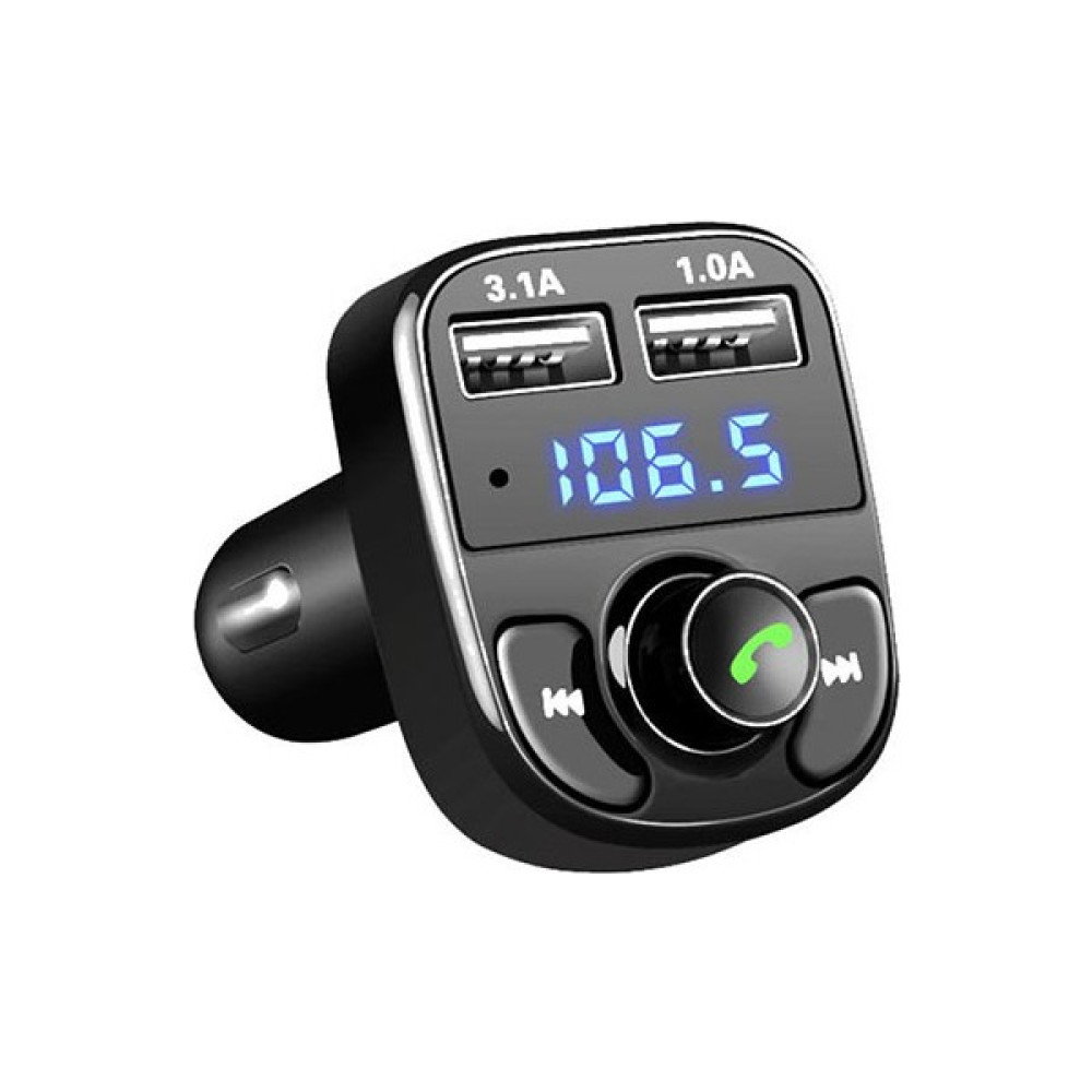 Bydiz Car X8 Araç Transmitter 3.1A Bluetooth Araç Kiti - Siyah Cep Telefonu Araç Kiti Fiyatı