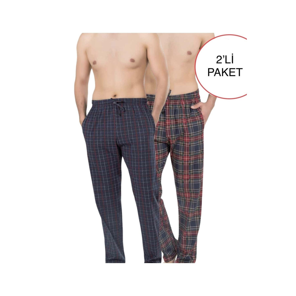 ByDon Erkek Tek Alt Çift Cepli Kardonlu 2li Avantaj Paket M Beden Kadın Pijama Fiyatı