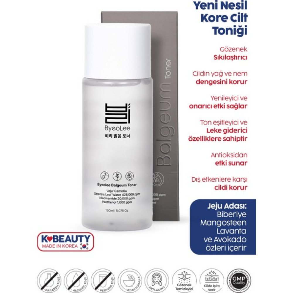 byeoLee Balgeum Jeju Yağ Dengeleyici Arındırıcı Yeni Nesil Kore Tonik 150 ml Cilt Temizleme ve Peeling Fiyatı