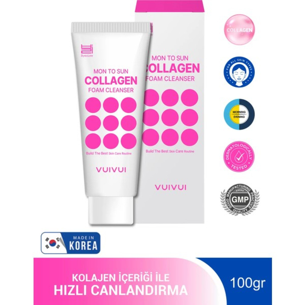 Byeolee Kolajen Foam Cleanser Kore Üretimi Yüz Temizleme Köpüğü 100gr Cilt Temizleme ve Peeling Fiyatı