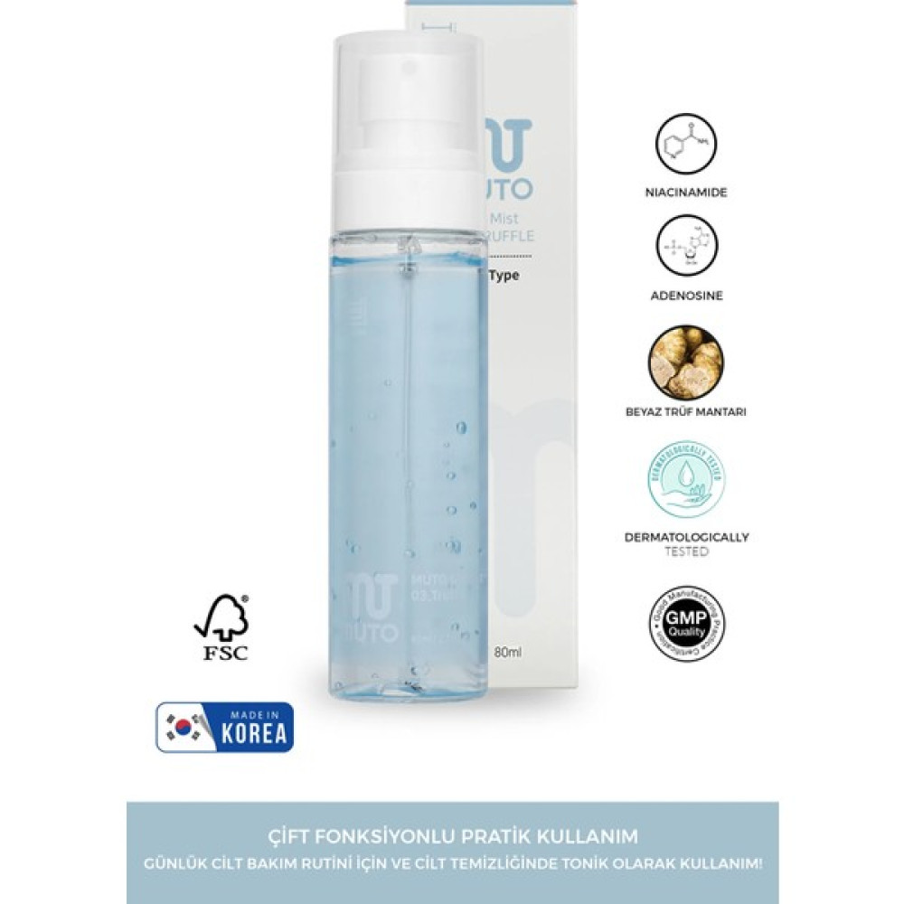 Byeolee Muto Trüf ve Mangosteen Özlü Niacinamide Tonlayıcı Mist Sprey 80ML Nemlendiriciler Fiyatı