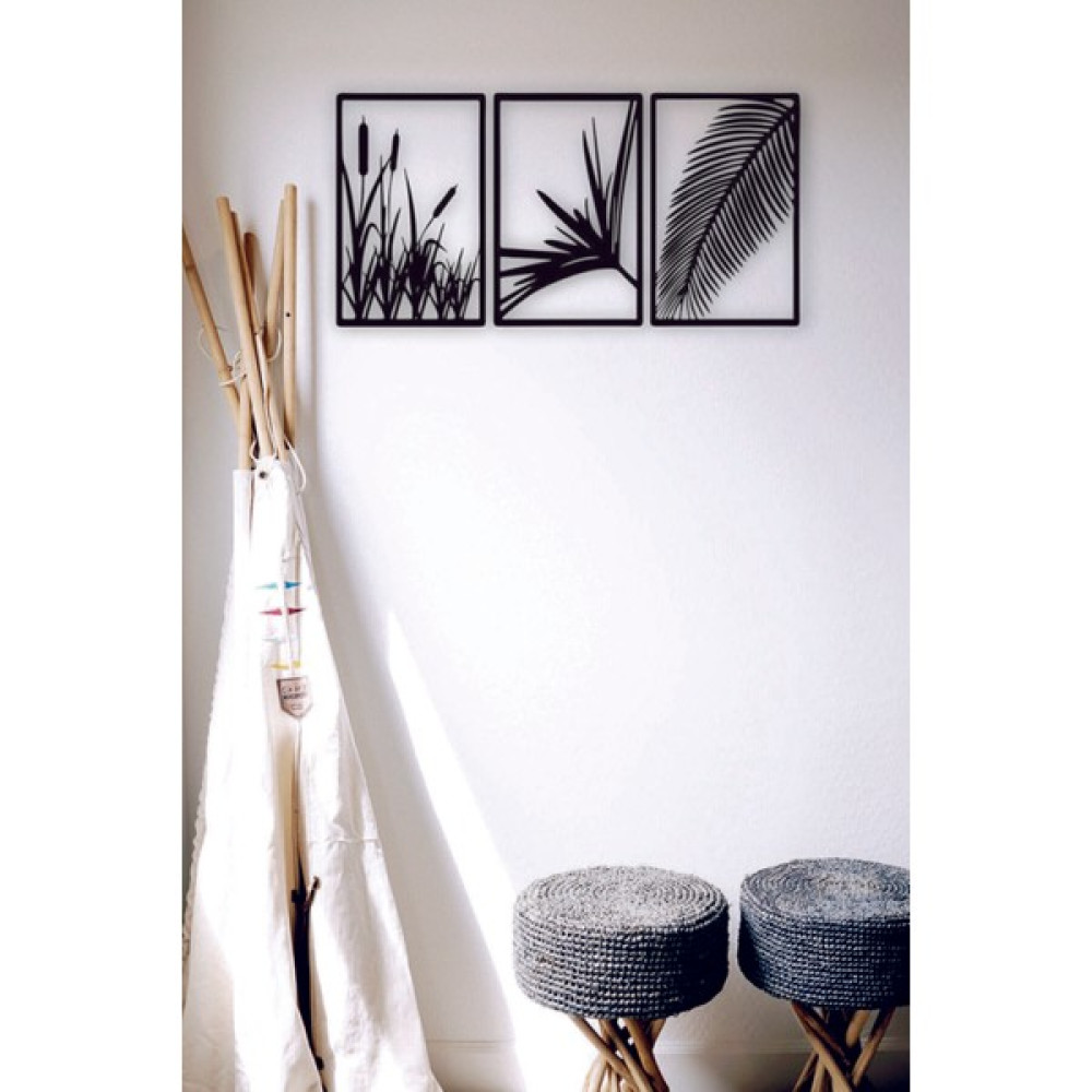 Byg Ahşap Sazlık Duvar Tablosu 50X96CM - Ahşap Dekoratif Modern Duvar Süsü Lazer Kesim Ev & Dekorasyon Aksesuarları Fiyatı