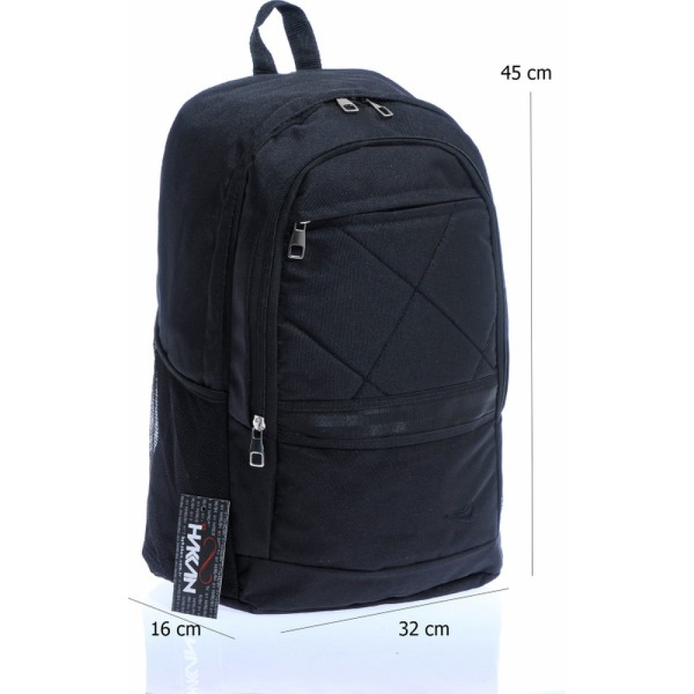Byhakan PL-0303 Unisex Okul ve Seyahat Çantası - Siyah Okul Çantası Fiyatı