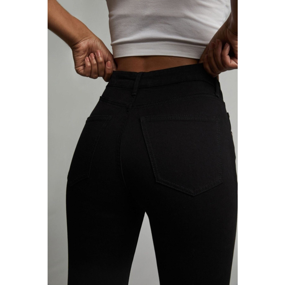 byhaziran butik Solmayan Siyah Yüksek Bel Toparlayıcı Kot Pantolon 31 Beden Bayan Jeans / Kot Pantolon Fiyatı