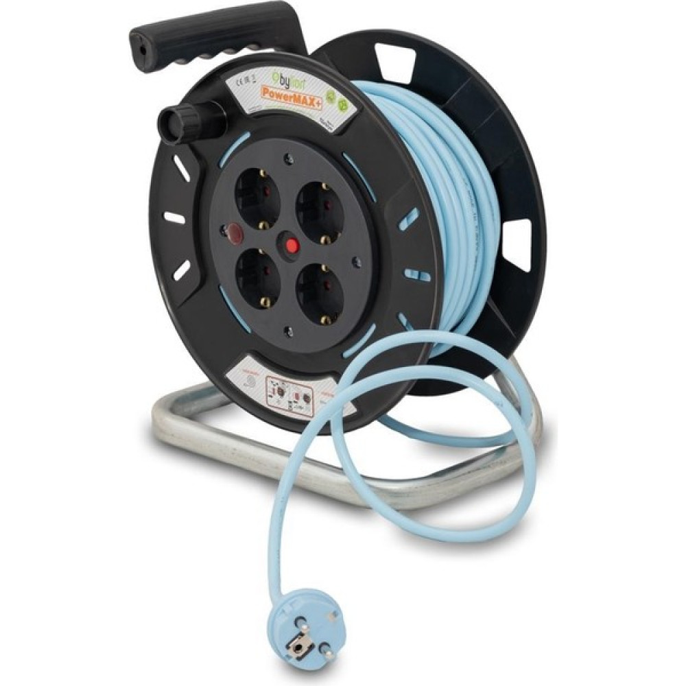 Bylion Powermax Bylion 20 Metre Seyyar Uzatma Kablosu Mini Makara 3 x 1.0 mm² 20 Mt. Işıklı Prizler Fiyatı