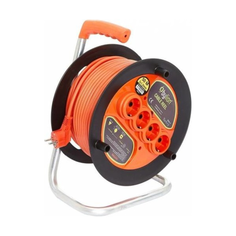 Bylion Seyyar Makaralı Uzatma Kablosu 40 Metre 3 x 2,5 - 40 m 3 x 2, 5 mm Prizler Fiyatı
