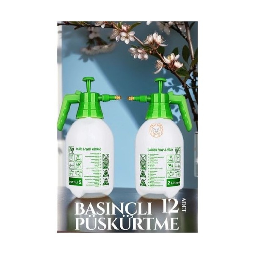 BYR 12 Adet Çok Amaçlı Basınçlı Püsküre Pompası Byr [byrtek] İlaçlama Makinesi Fiyatı