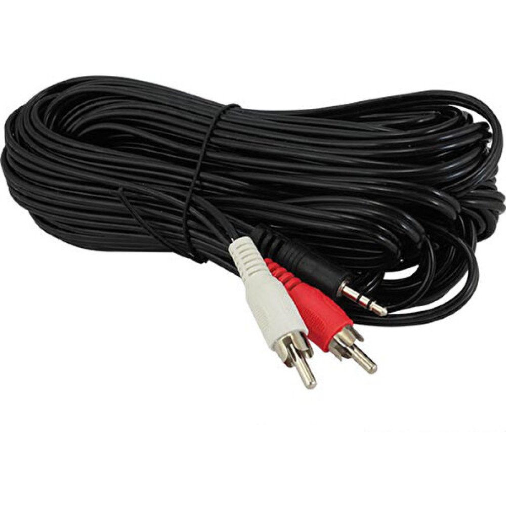 BYR 2 Rca Erkek + 3.5 mm Stereo Erkek 10 Metre Ses Kablosu Byr [byrtek] Prizler Fiyatı