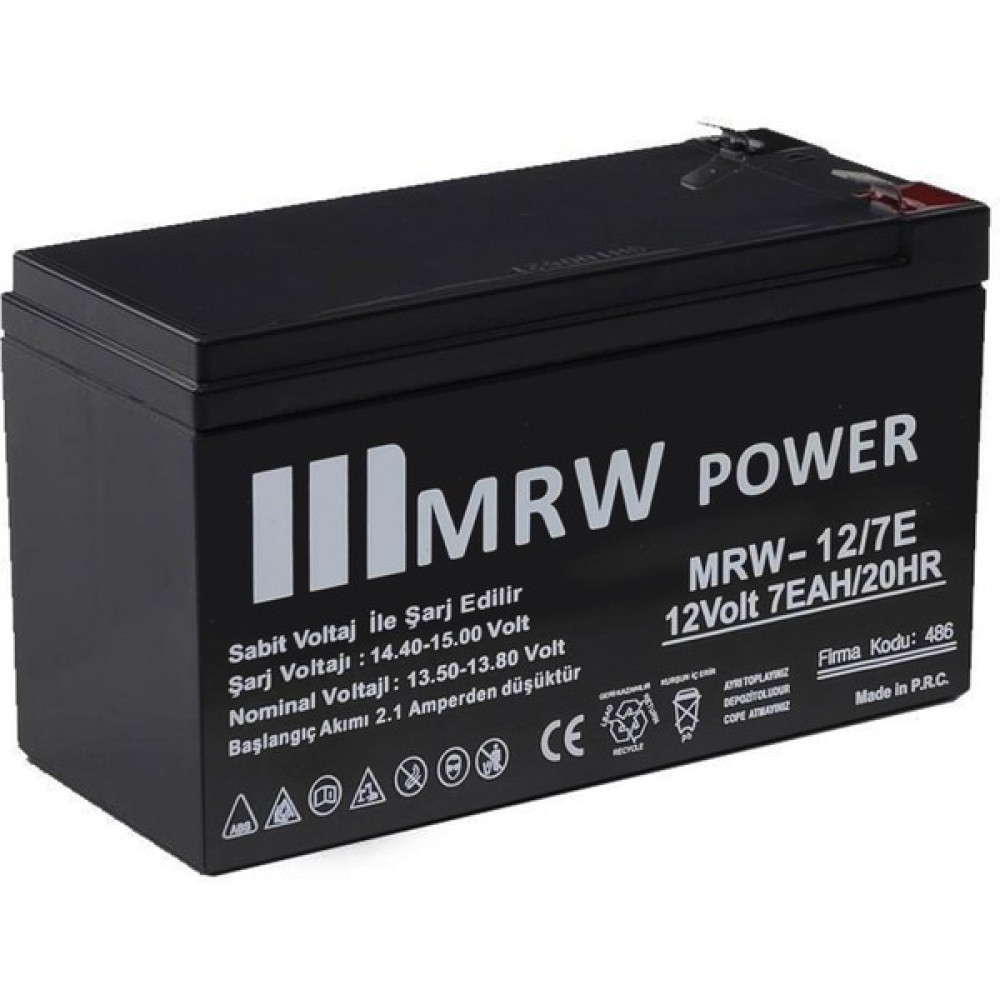 BYR Akü 12V 7A (15X6.5X9.5CM) Byr [byrtek] Akü Fiyatı
