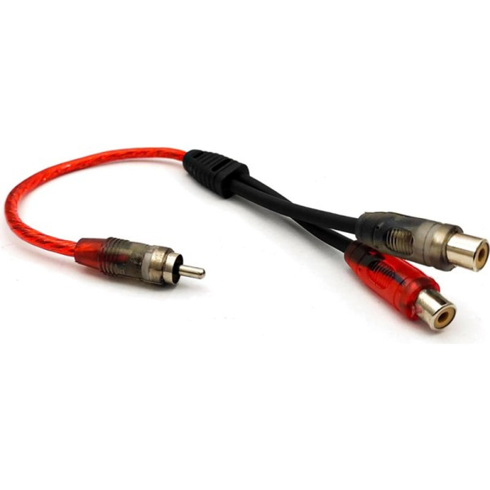 BYR Anfi Y Kablo 1 Erkek 2 Dişi 30CM Silikon Jamson Jsy-21 Byr [byrtek] Oto Hoparlörleri & SubWoofer Fiyatı
