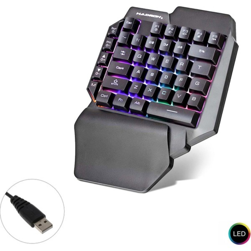 BYR Kablo Shopzumlu Oyuncu Klavye Q Tek El Ledli HD-G504 Byr [byrtek] - Standart - Renkli Oyuncu Klavyesi Fiyatı