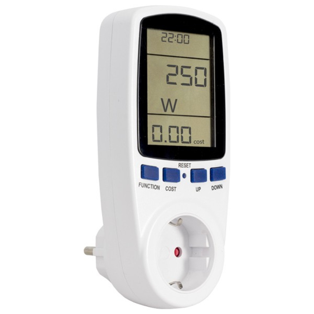 BYR Powermaster PM-001 Digital Wattmetre Elektrik Ölçüm Cihazi (230V-3680W-MAX-16A) Byr [byrtek] Diğer Test ve Ölçüm Cihazları Fiyatı