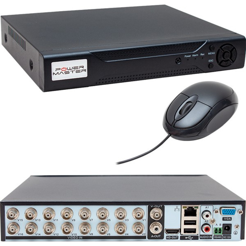 BYR Powermaster PM-12183* 16 Kanal 1080N Ahd/analog/tvi/cvi Xmeye Dvr/xvr Kayit Cihazi Byr [byrtek] Güvenlik Sistemi Kayıt Cihazı Fiyatı