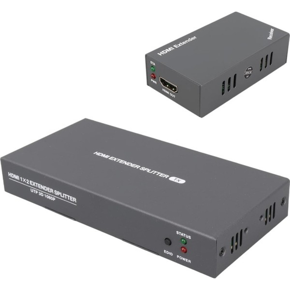 BYR Powermaster PM-16071 HDMI 1x2 Splitter + HDMI 50 Metre Extender Set Byr [byrtek] Bilgisayar Çevirici ve Adaptörü Fiyatı