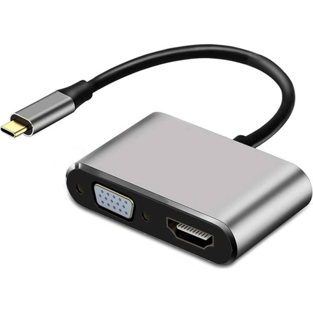 BYR Powermaster PM-4026 USB Type-C To Hdmi-Vga-Usb-Type C 4ın1 Adaptör Byr [byrtek] Bilgisayar Çevirici ve Adaptörü Fiyatı