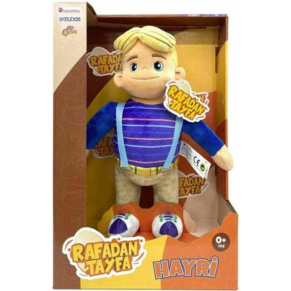 BYR RT-İTH-0087 Rafadan Tayfa Hayri Kutulu Peluş 30 cm -Sunman Peluş Oyuncaklar Fiyatı