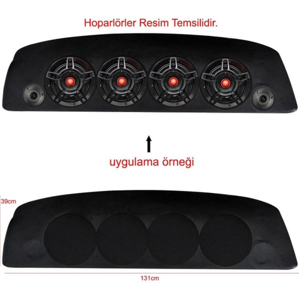BYR Tofaş Dörtlü 20CM 10CM Tweeter Yuvali Fiber Pandizot Byr [byrtek] Oto Hoparlörleri & SubWoofer Fiyatı