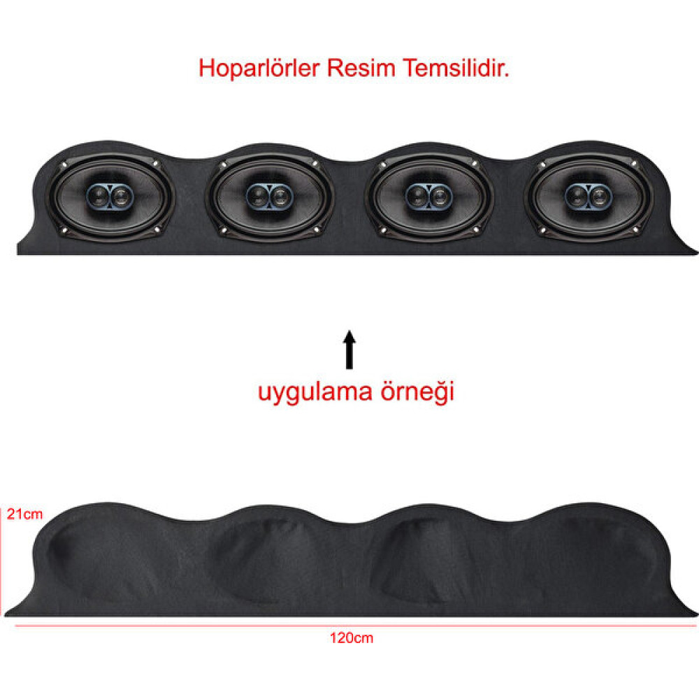 BYR Tofaş Dörtlü Oval 6x9 Fiber Pandizot Universal Byr [byrtek] Oto Hoparlörleri & SubWoofer Fiyatı