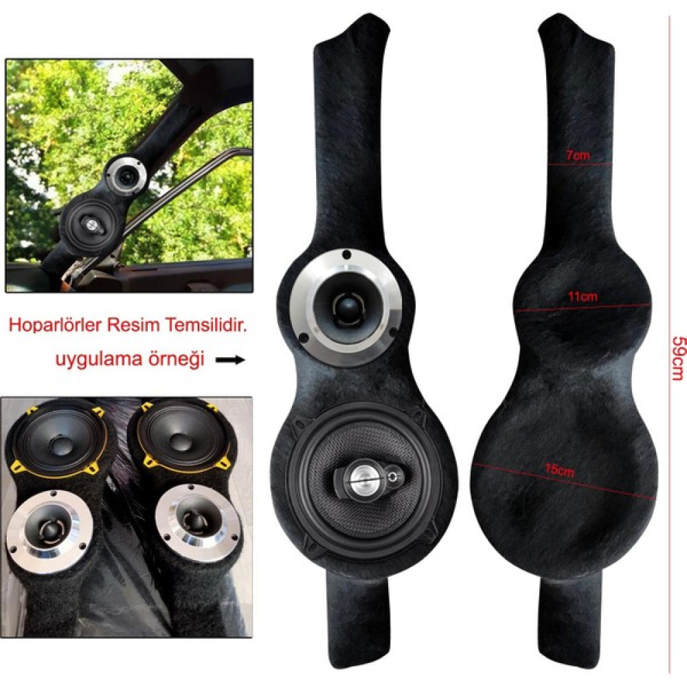 BYR Tofaş Ön Direk Pandizot Çift 13CM Hoparlör 10CM Tweeter (2 Adet) Byr [byrtek] Oto Hoparlörleri & SubWoofer Fiyatı