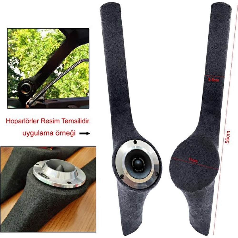 BYR Tofaş Ön Direk Pandizot Tek Hoparlör 10CM (2 Adet) Byr [byrtek] Oto Hoparlörleri & SubWoofer Fiyatı
