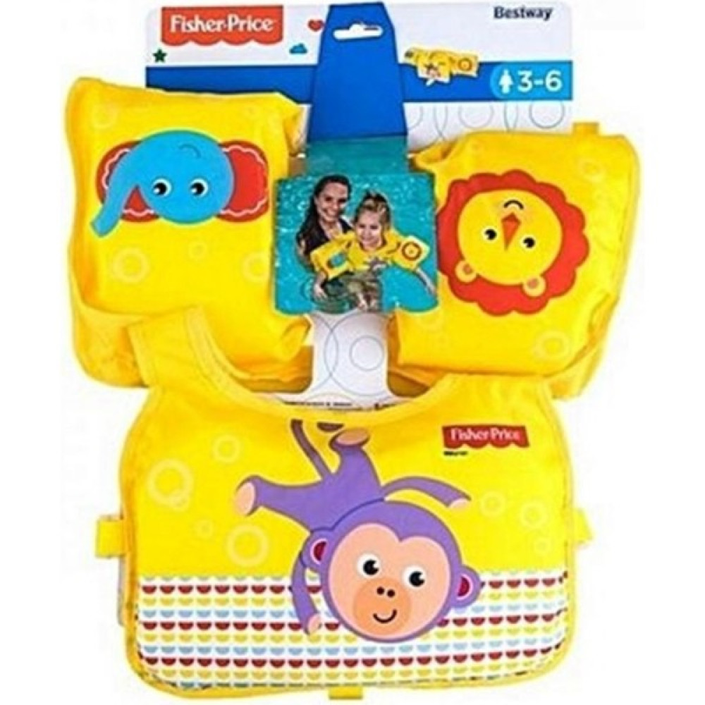 BYR002 Fisher Price Kolluk & Köpük Can Yeleği Yelek - 93522 [efsngrck] Şişme Su Ürünleri Fiyatı