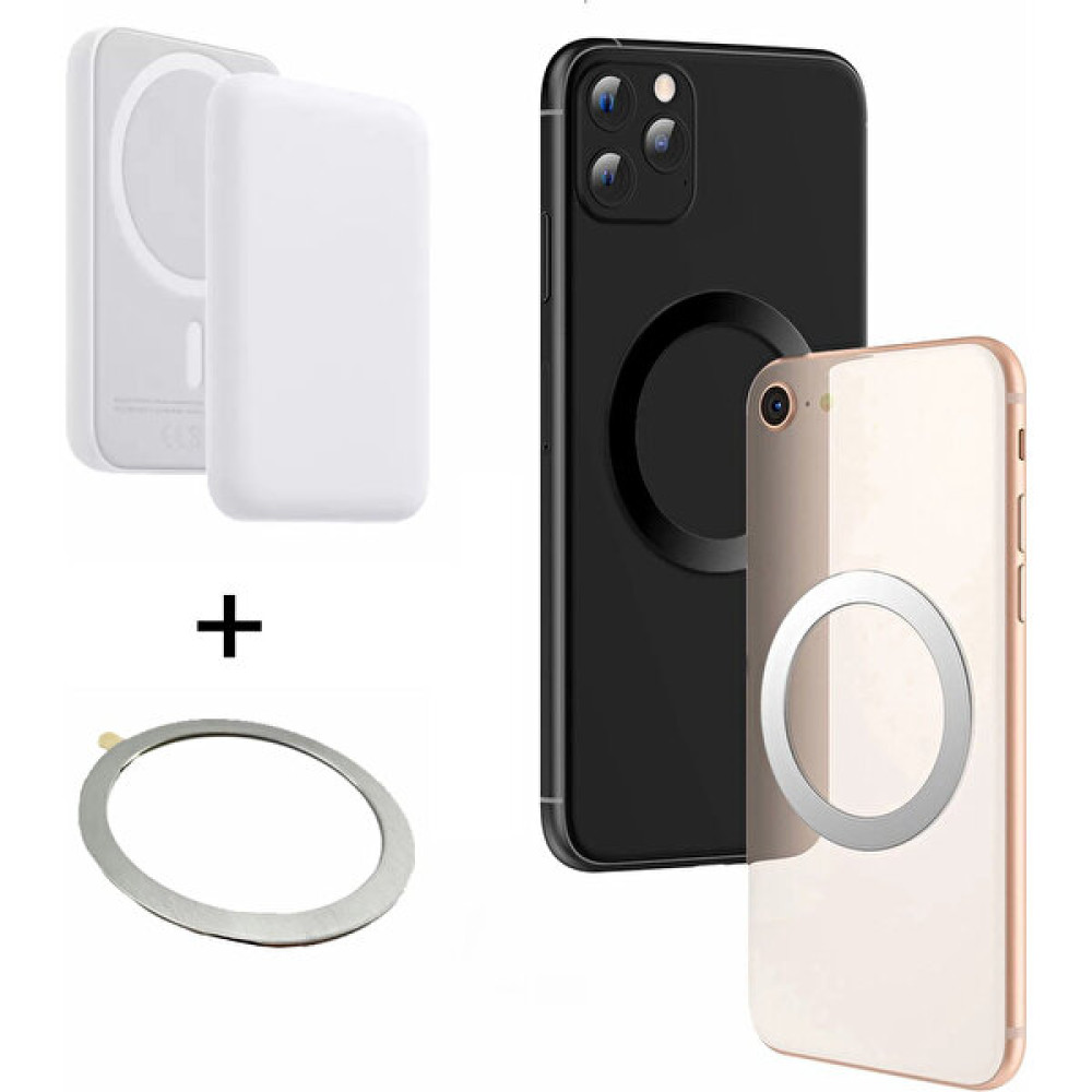 Byrist Tüm Kablosuz Şarj Destekli Telefonlar ile Uyumlu Magsafe ve Wireless Şarj Destekli Powerbank Taşınabilir Şarj Cihazı - Powerbank Fiyatı