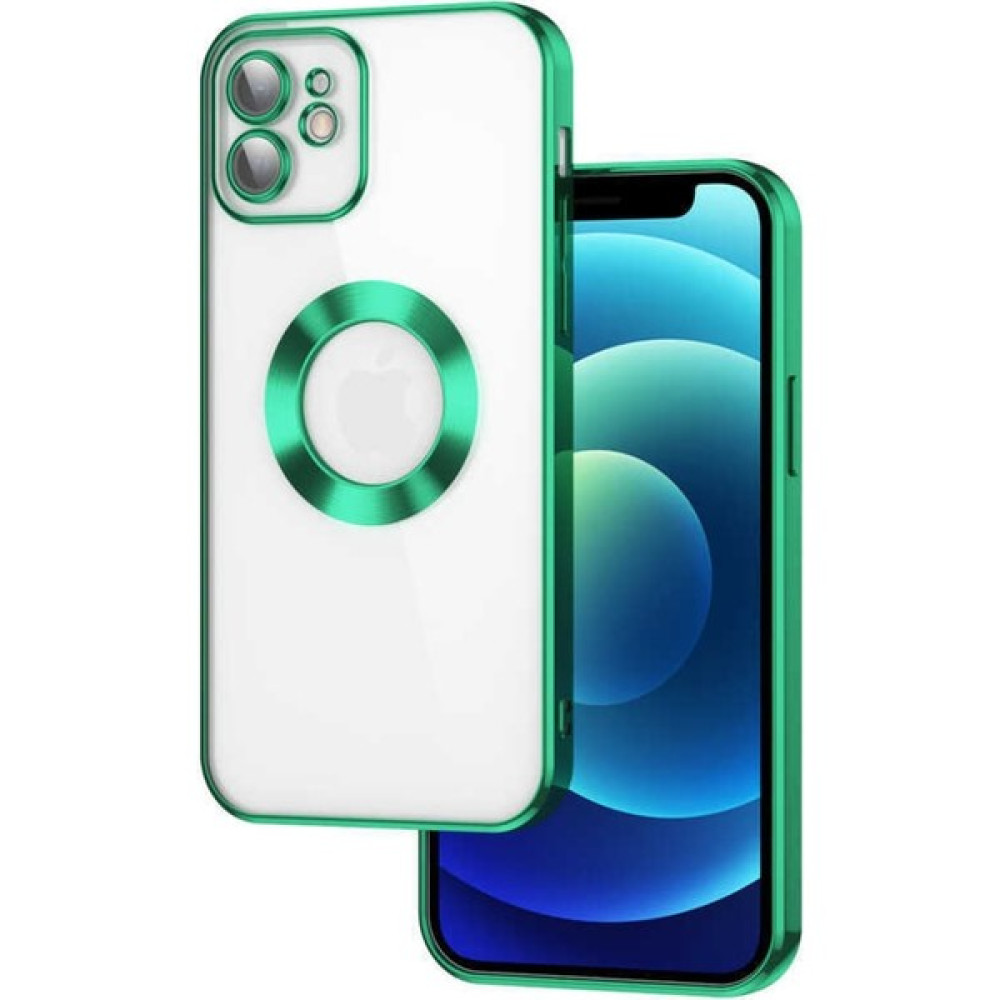 Byrk Aksesuar Apple iPhone 11 Lüks Kamera Korumalı Şeffaf Kenarı Renkli Kılıf - Koyu Yeşil Cep Telefonu Kılıfı Fiyatı