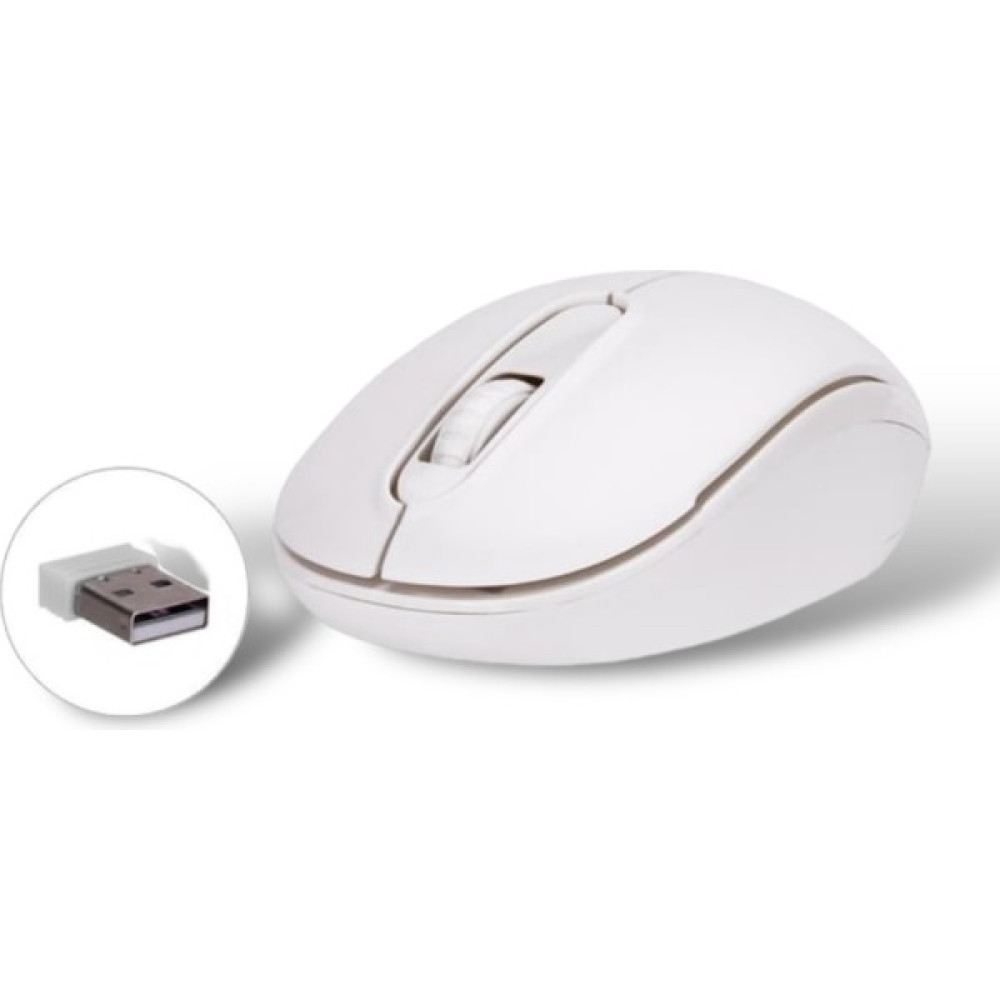 Byrk Aksesuar Everest SMW-666 USB White 2.0 Ghz Optical Wireless Mouse - Beyaz Klavye - Mouse Fiyatı