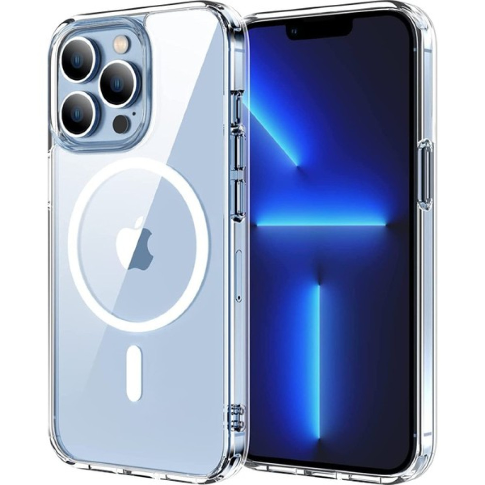 Byrk Aksesuar iPhone  Modellerine  Uyumlu Magsafe Sarj Özellikli Şeffaf Kaliteli Kılıf - 13 PROMAX Cep Telefonu Kılıfı Fiyatı