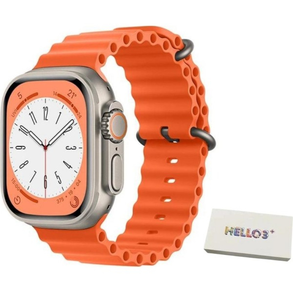 Byrtech Hello Watch 3+ Plus Amoled Ekran Akıllı Saat - Turuncu Akıllı Saat Fiyatı