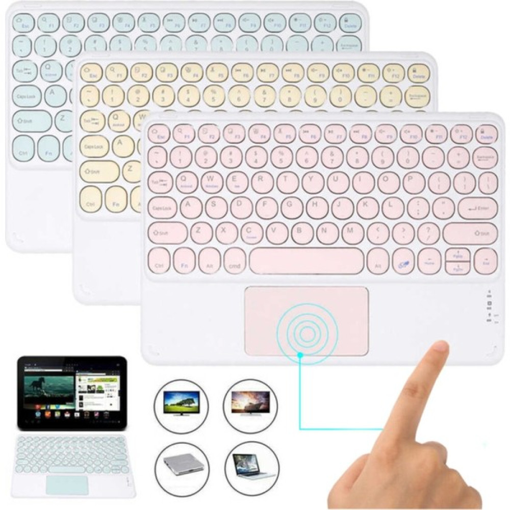 Byrtech Touchpad Ekranlı Akıllı Taşınabilir Şarj Edilebilir Bluetooth Klavye - Sarı Oto Boyaları Fiyatı