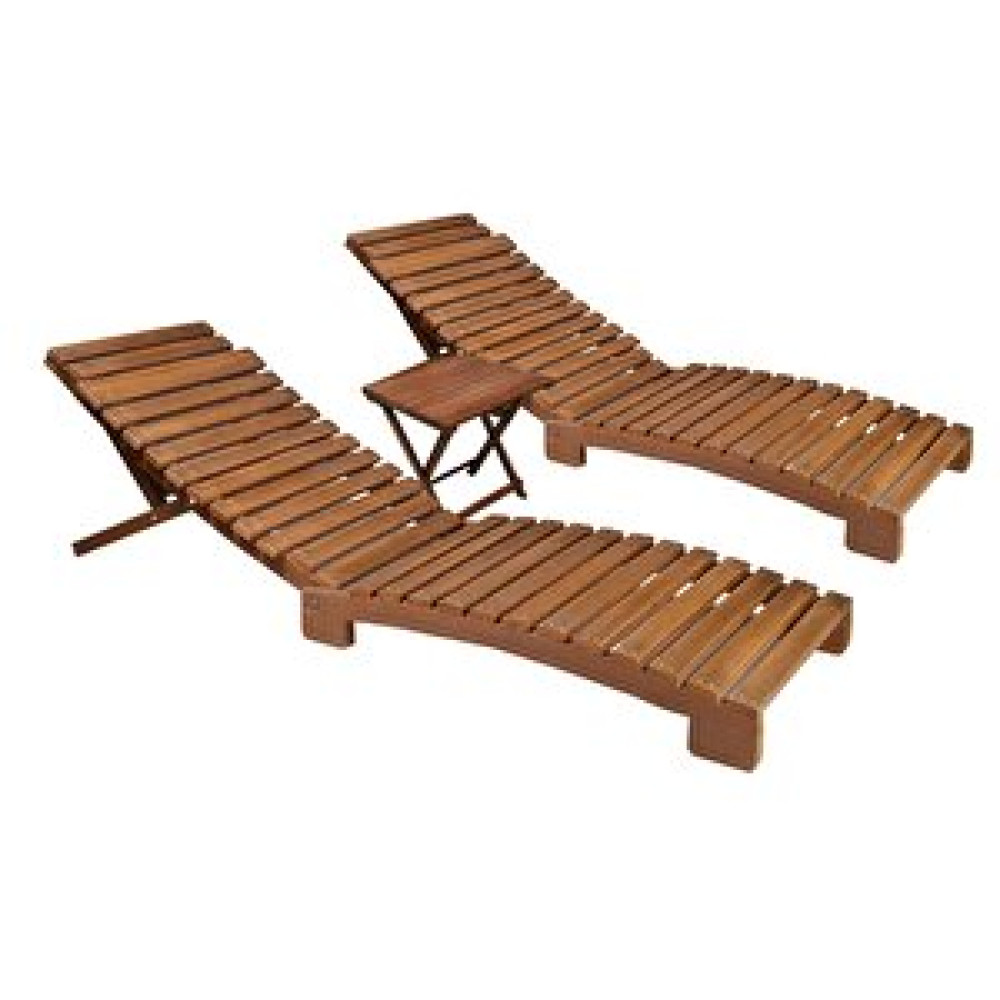 BySay Bysay Ahşap Katlanabi̇li̇r Yatar Şezlong 3 Kademe Plaj Yataği 3 Lü Set (cevi̇z) Ceviz Şezlong Fiyatı