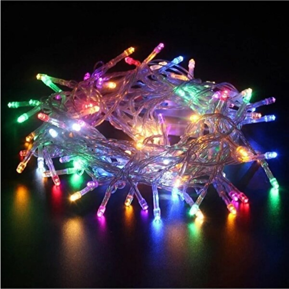 BYSHOME 50 Ledli 5 Metre Üç Renk 8 Farklı Fonksiyonlu Fişli Led, Dekor Lambası - RGB - 5 m Led Aydınlatmalar Fiyatı