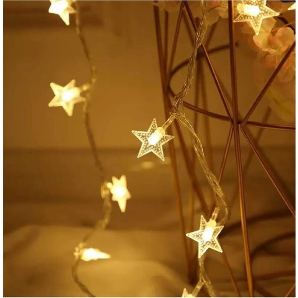 BYSHOME Dekoratif Aydınlatma 3 Metre Yıldızlı Pirinç LED 24 Ledli Günışığı Renk - 3 m - Gün Işığı Led Aydınlatmalar Fiyatı