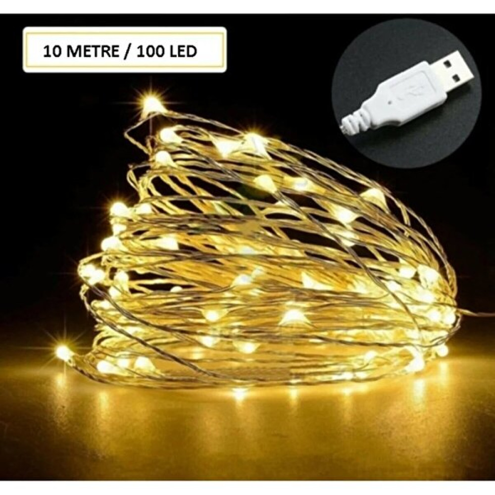 BYSHOME Peri LED Işık 5 Metre USB ile Çalışan Çok Amaçlı Dekoratif Aydınlatma - 5 m - Gün Işığı Led Aydınlatmalar Fiyatı