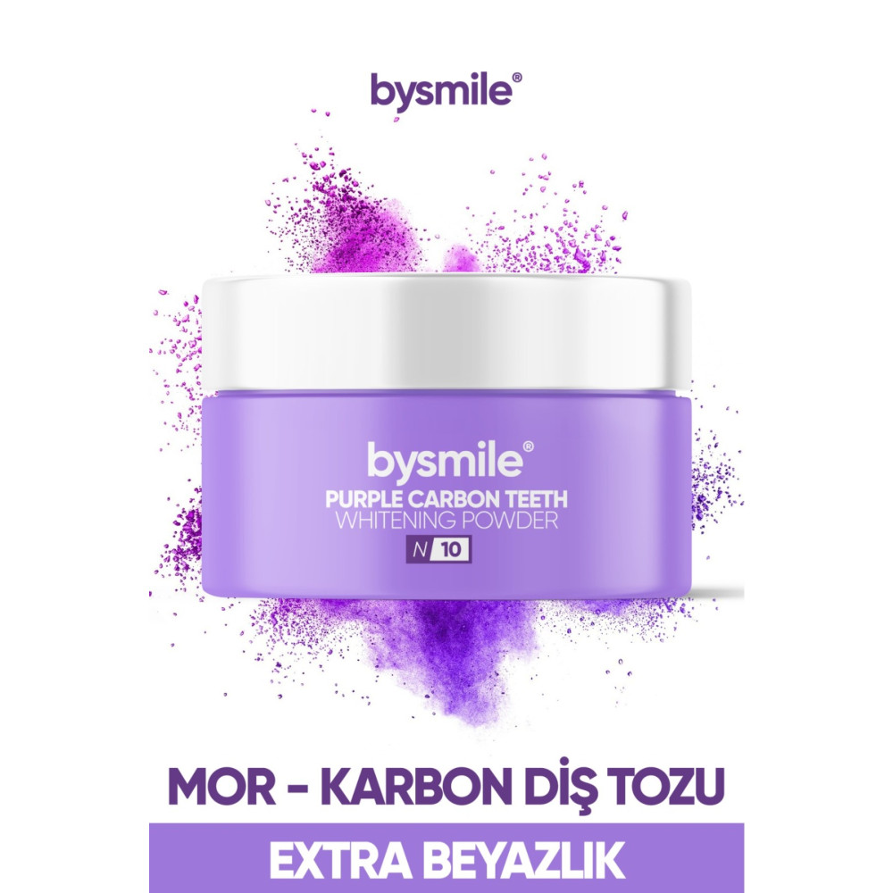BySmile N : 10 Mor - Karbon Diş Beyazlatma Tozu Diş Beyazlatıcılar Fiyatı