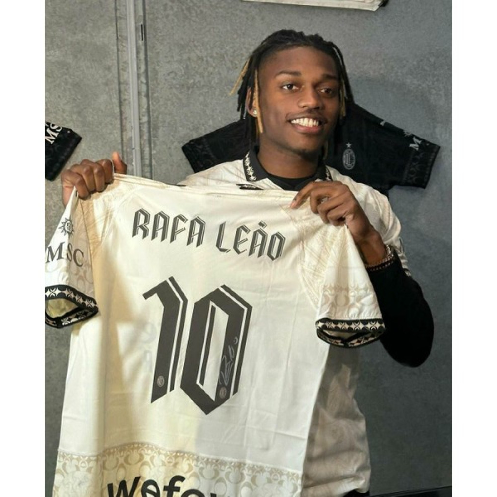 BySportakus A.c Milan 2023/24 Yeni Sezon Rafa Leão Özel Tasarım Forması ( Thırd Shırt ) Futbol Malzemeleri Fiyatı