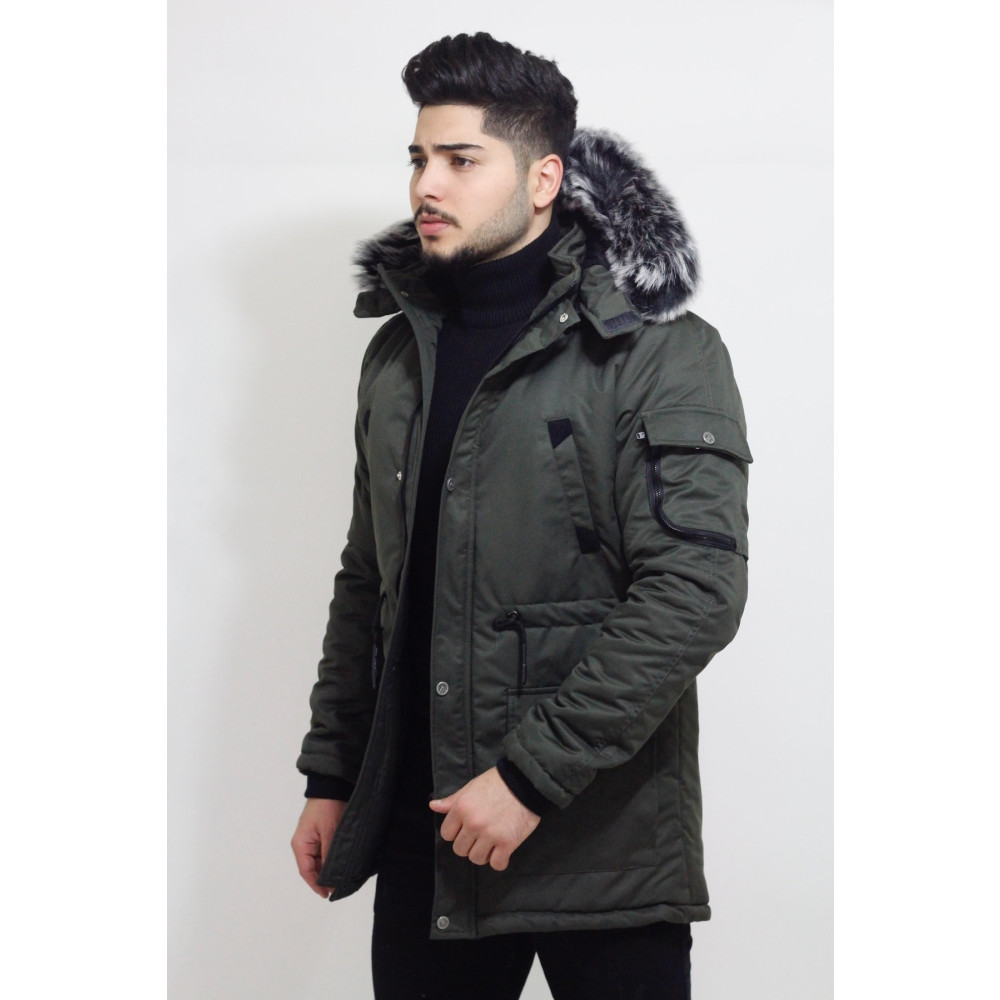 ByTrend Kürk Kapüşonlu Kaban & Mont M Beden Bayan Mont Fiyatı