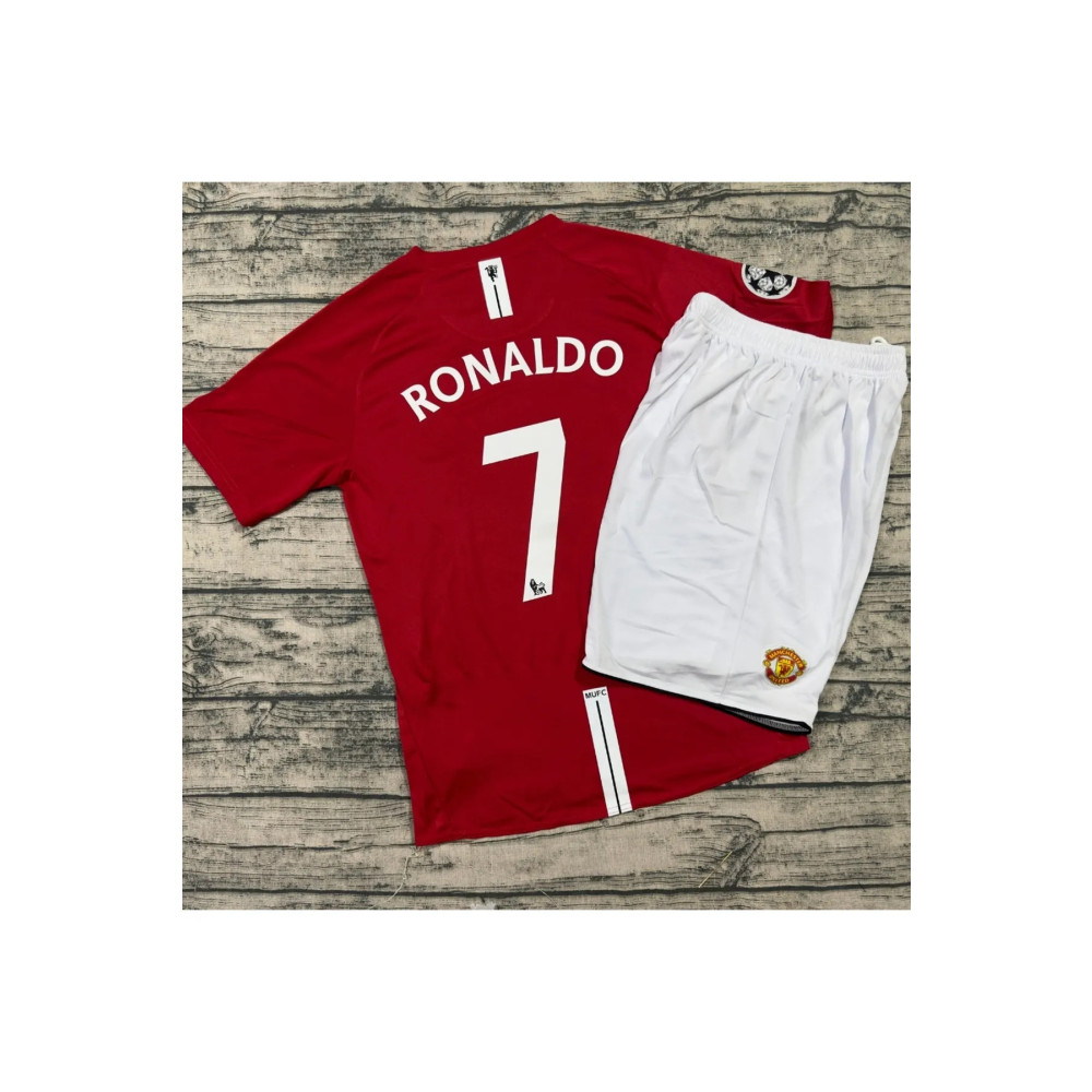 Bytrendyman Manchester United 2008 Moscow Final Çocuk Ronaldo Kısa Kollu Forma 8-9 Yaş Beden Erkek Forma Fiyatı