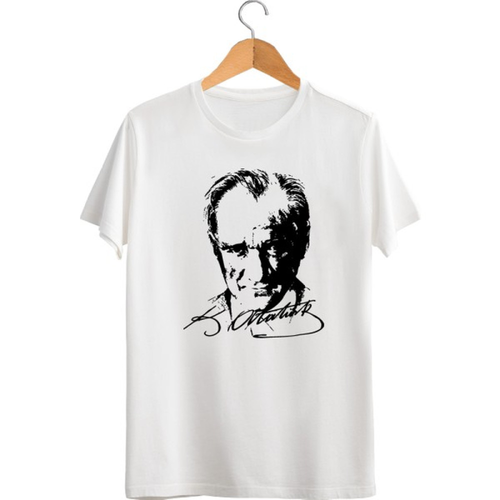 BYVOL Atatürk Baskılı Tişört Atatürk T-Shirt Erkek T-shirt Fiyatı