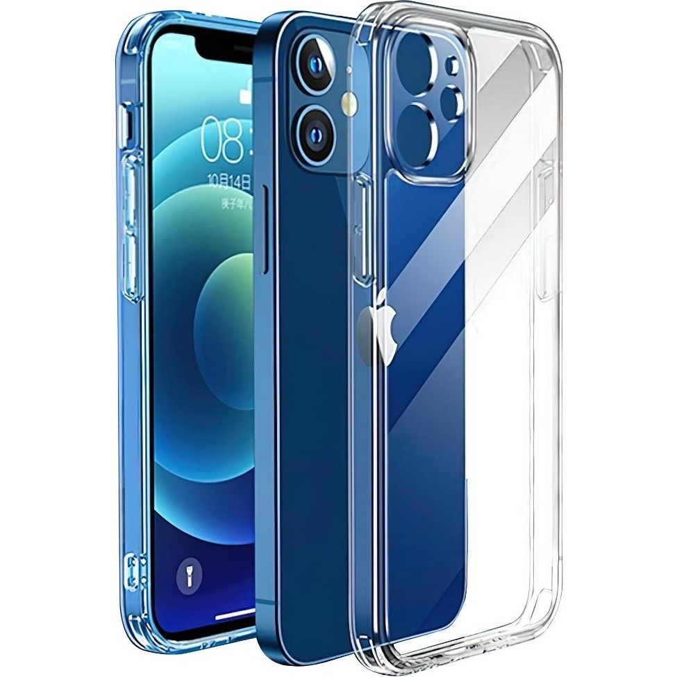 Bzontech Apple iPhone 12 Mini Kılıf Şeffaf Silikon Kamera Korumalı 3D Cep Telefonu Kılıfı Fiyatı