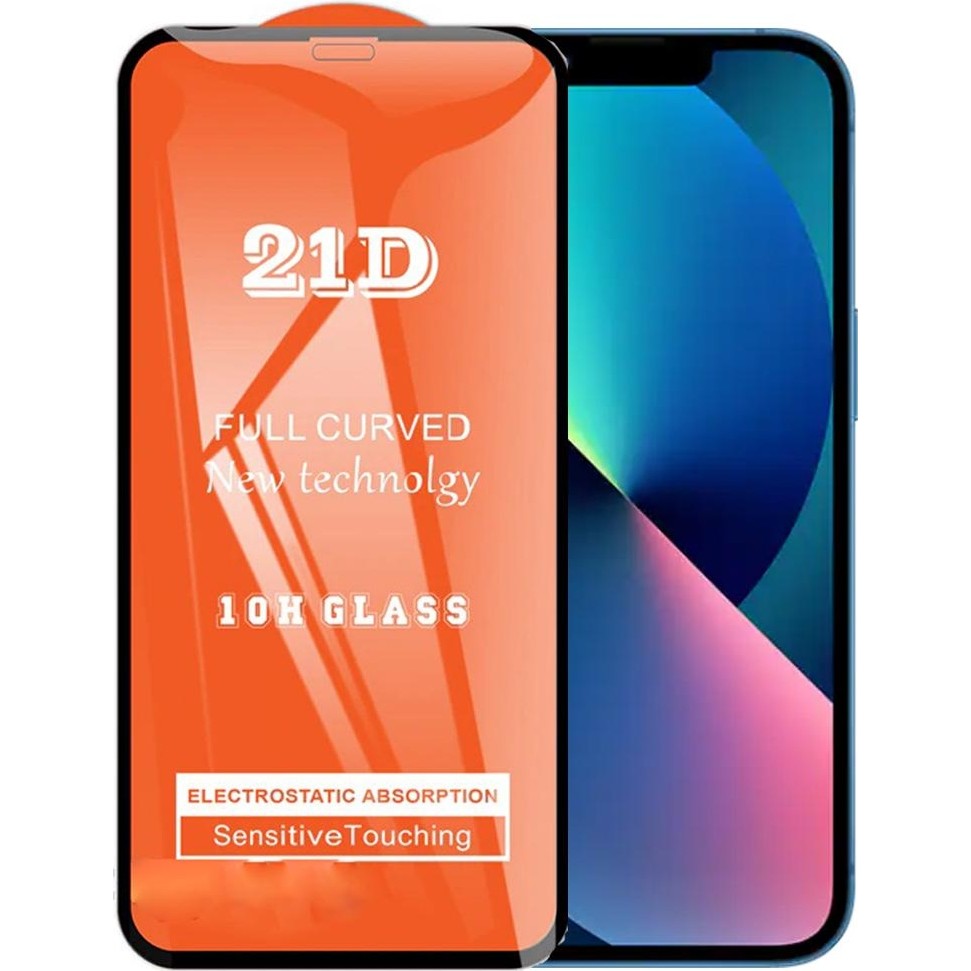 Bzontech Apple iPhone 13 Ekran Koruyucu 21D Tam Kaplayan Kavisli - Şeffaf Cep Telefonu Ekran Koruyucusu Fiyatı