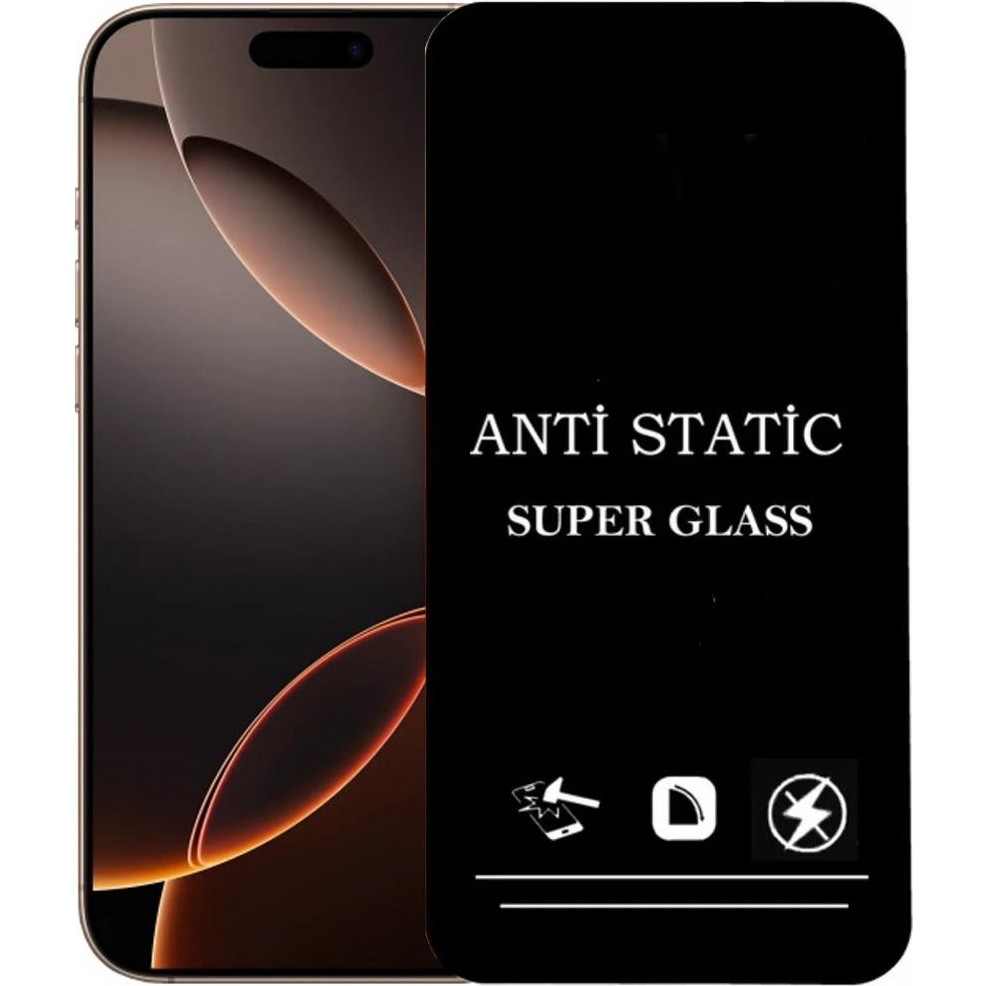 Bzontech Apple iPhone 16 Pro Max Anti Statik Ekran Koruyucu Toz Tutmayan Kırılmaz Cam Cep Telefonu Ekran Koruyucusu Fiyatı