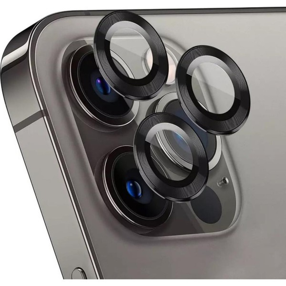 Bzontech iPhone 15 Pro / 15 Pro Max Mercek Lens Kamera Koruyucu Siyah Titanyum Cep Telefonu Ekran Koruyucusu Fiyatı