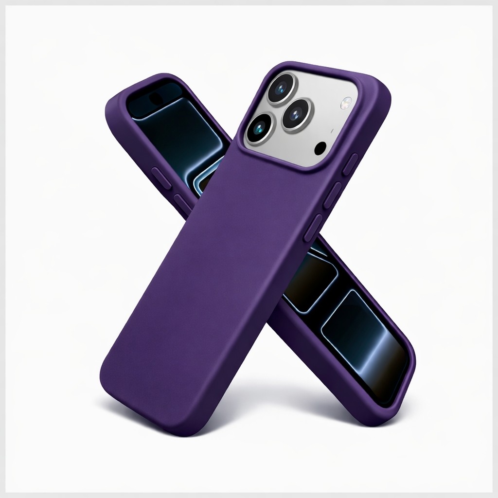 Bzontech iPhone 17 Pro Uyumlu Kılıf Renkli Lansman Içi Kadife Yumuşak Kamera Yükseltili Silikon - Mor Cep Telefonu Kılıfı Fiyatı
