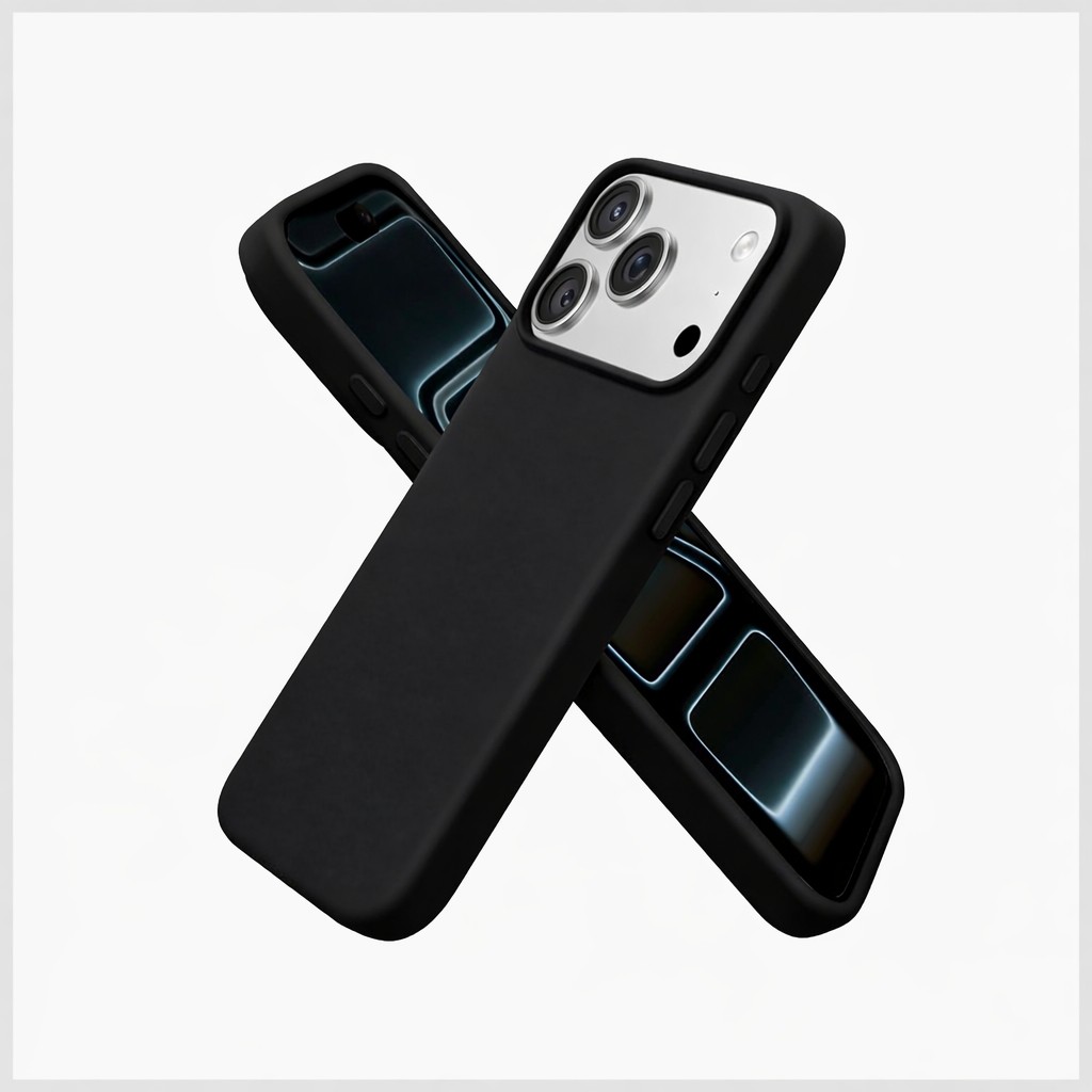 Bzontech iPhone 17 Pro Uyumlu Kılıf Renkli Lansman Içi Kadife Yumuşak Kamera Yükseltili Silikon - Siyah Cep Telefonu Kılıfı Fiyatı